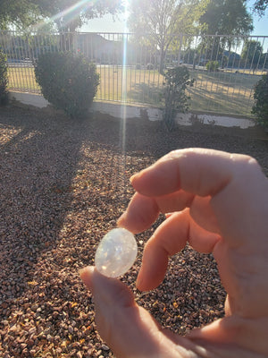 Angel Aura Quartz, Cracked