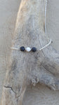 Howlite Lava Bead Diffuser Necklace
