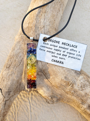 Chi Enhancing Necklace —Chakra with Spiral